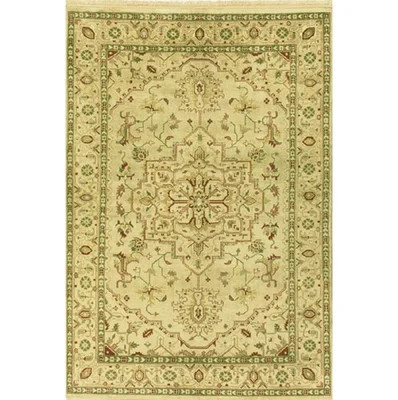 Signature Heirloom M004 Gold Serapi Rug | Wayfair North America