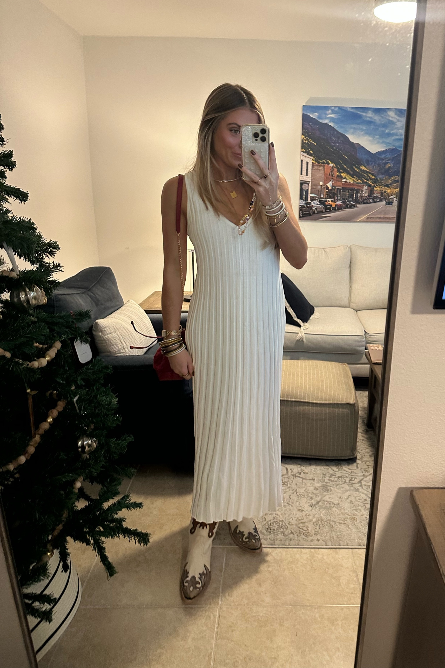 Showpo midi knit dress. Freebird cowboy boots. Jewelry. Olive and June brown press on nails. Acrate tennis necklace. #outfit #fashion #style #ootd #ootn #outfitoftheday #fashionstyle  #outfitinspiration #outfitinspo #tryon #tryonhaul#lookbook #outfitideas #currentlywearing #styleinspo #outfitinspiration outfit, outfit of the day, outfit inspo, outfit ideas, styling, try on, fashion, affordable fashion. 

#LTKSeasonal #LTKStyleTip #LTKShoeCrush