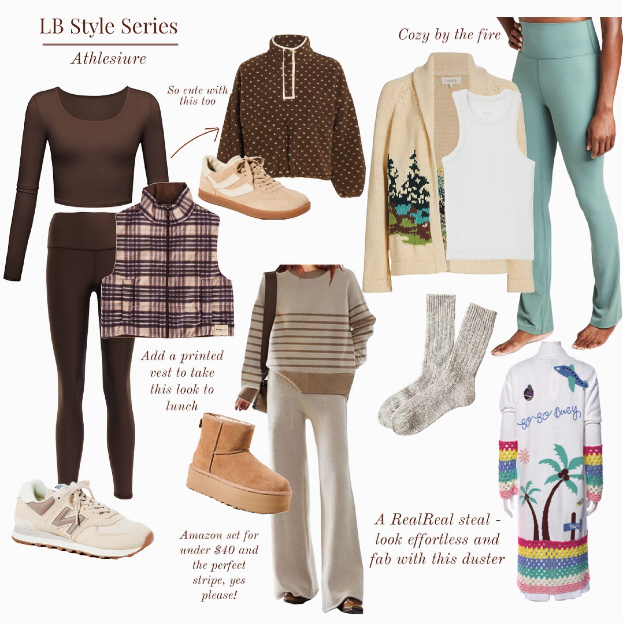 Sitting pretty by the fire with these looks! 

#LTKHoliday #LTKSeasonal #LTKfitness