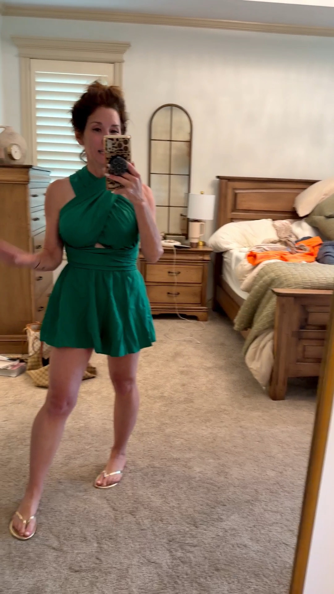 Love this little skort romper 💚

#LTKootd #LTKOver40 #LTKPetite