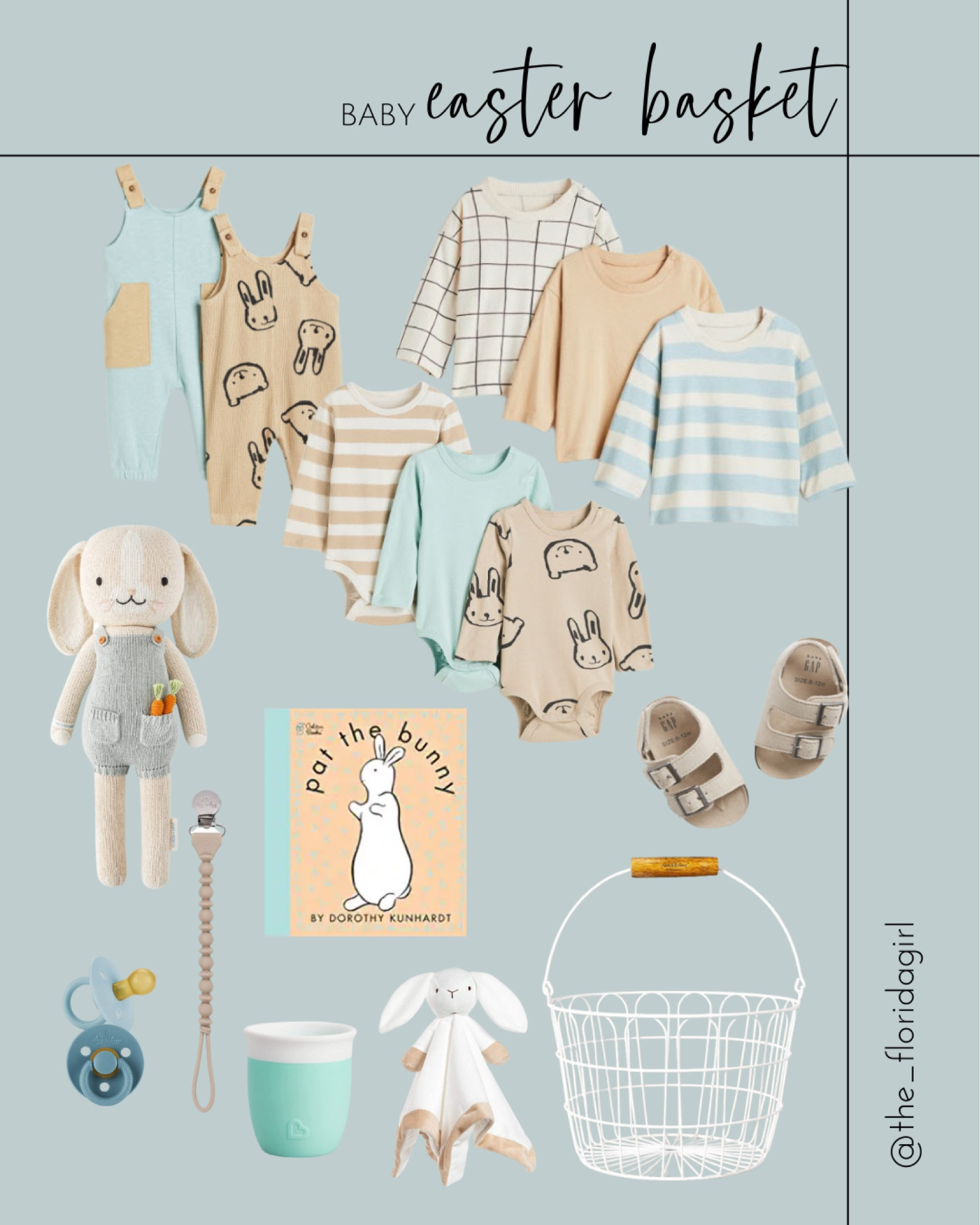 Baby Easter basket #baby #babysfirsteaster #easter #easterbasket #boy #amazon #target #h&m #babygifts #giftsforbabies #giftideas #eastergifts #pacifier #toys #babyclothes #babyboy #babybooks #babygear #giftsideas

#LTKSeasonal #LTKSale #LTKbaby