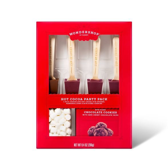 Hot Cocoa Party Pack Stir Spoons - 9.4oz - Wondershop™ | Target