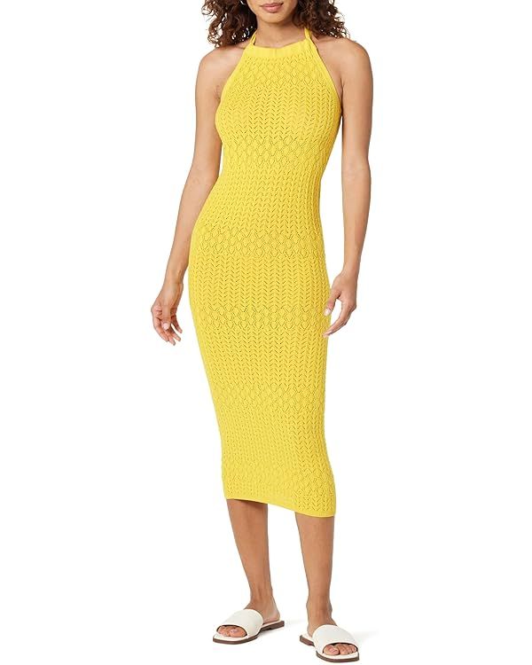 The Drop Women's One Size Jayla Sleeveless Crochet Midi Dress | Amazon (US)