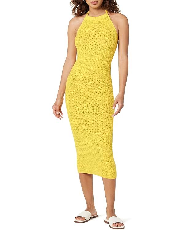The Drop Women's One Size Jayla Sleeveless Crochet Midi Dress | Amazon (US)