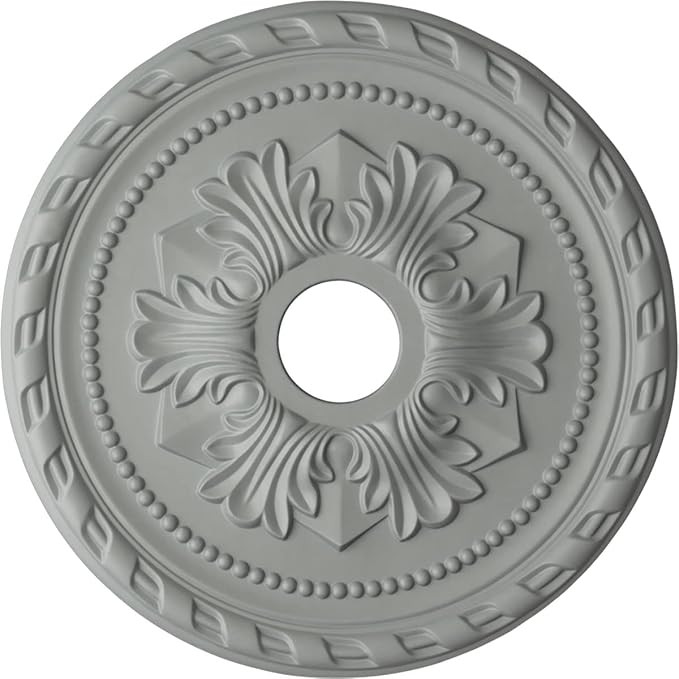 Ekena Millwork CM20PM Palmetto Ceiling Medallion, 20 7/8"OD x 3 5/8"ID x 1 5/8"P, Factory Primed | Amazon (US)