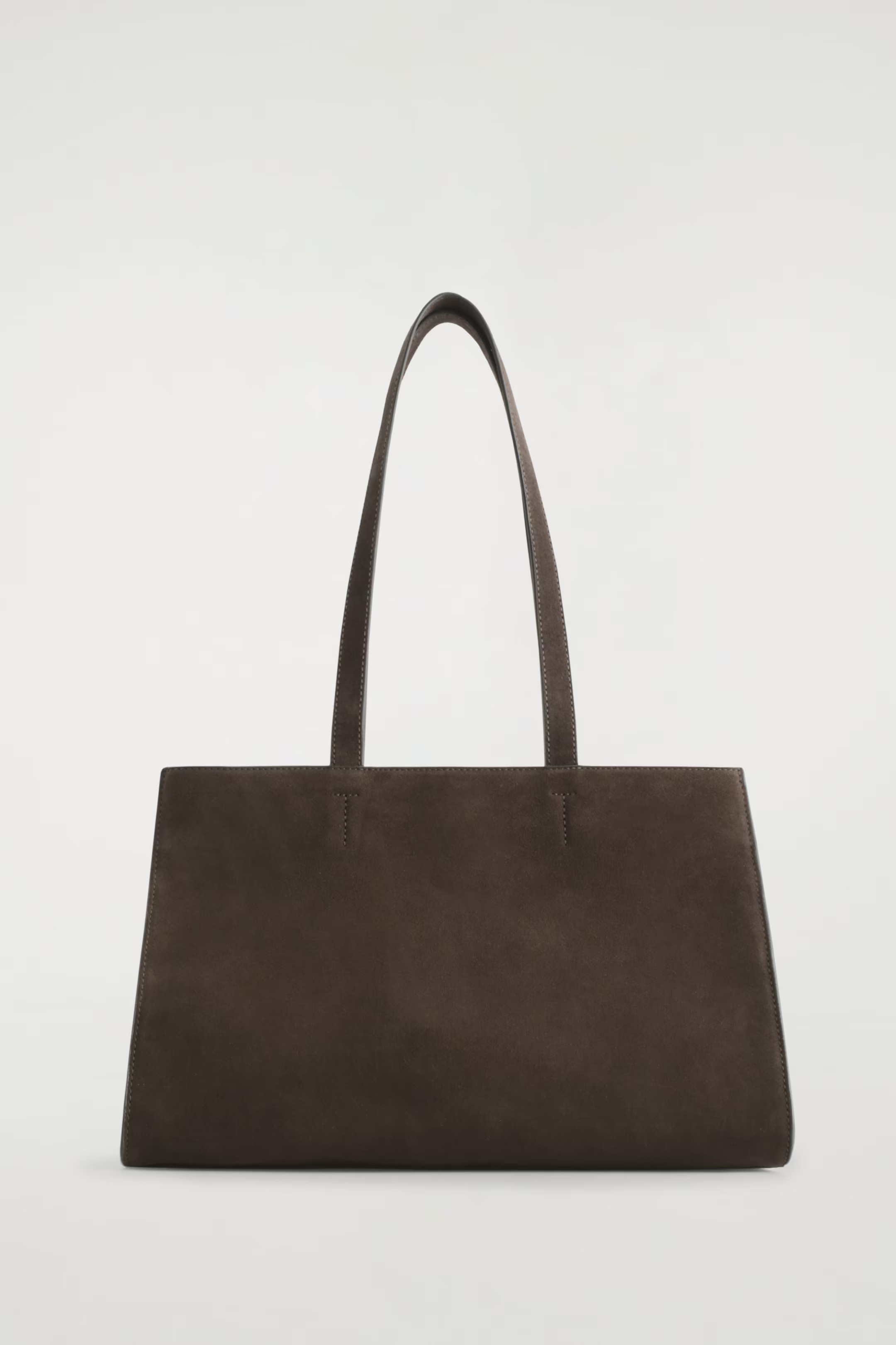 GALLERY TOTE BAG - SUEDE - DARK BROWN | COS | COS UK