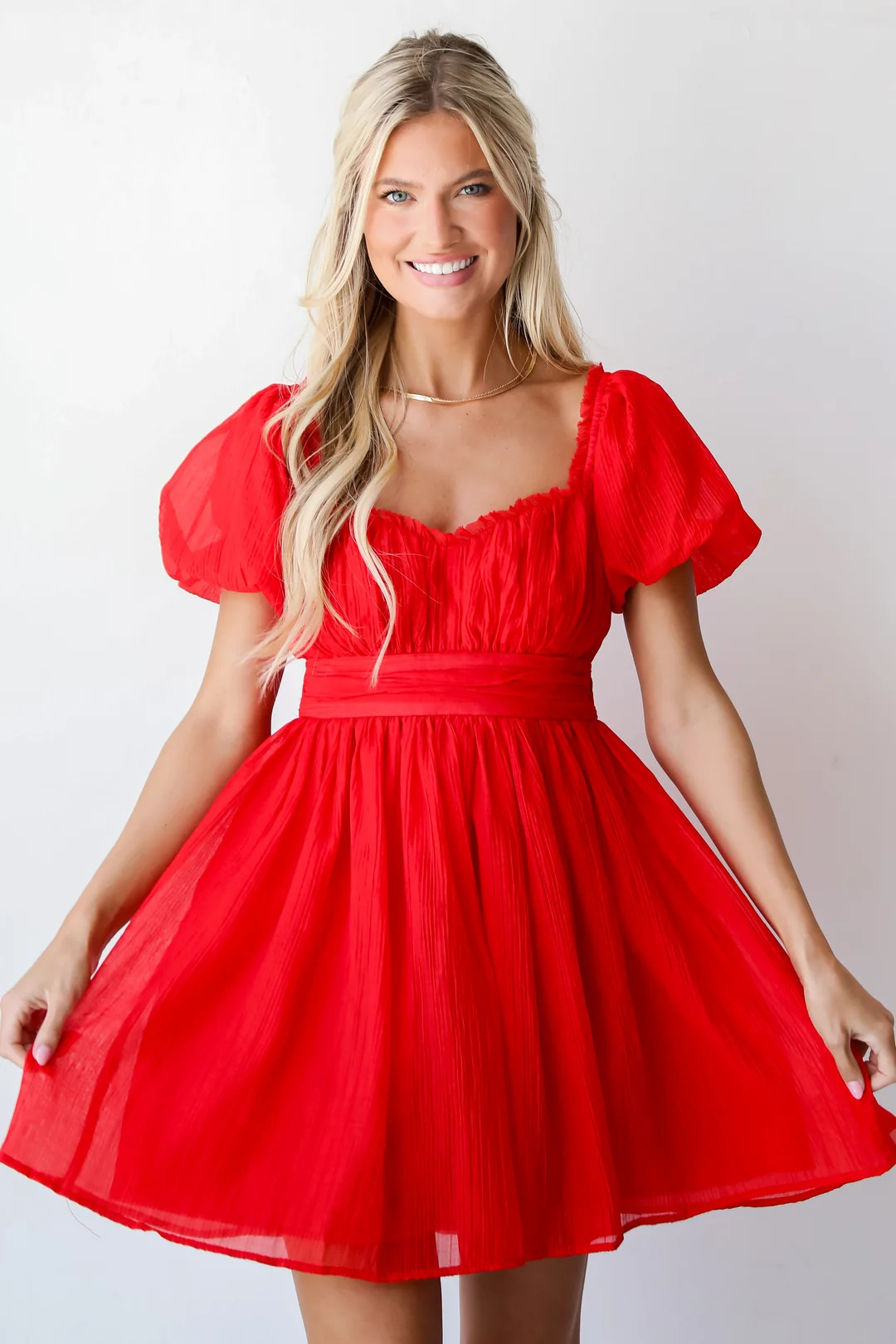 Total Crush Red Mini Dress | Dress Up
