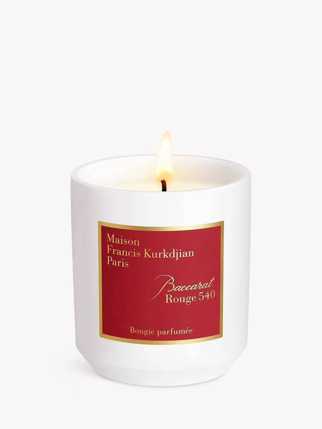Maison Francis Kurkdjian Baccarat Rouge 540 Scented Candle, 280g | John Lewis (UK)