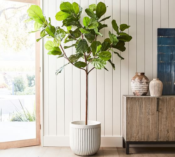 Faux Potted Fiddle Leaf Fig Trees | Pottery Barn (US)