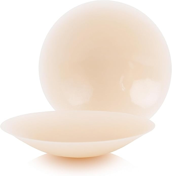 OEAK Women Nipple Covers Reusable Seamless Pasties Sticky Adhesive Silicone Bra Breast Petals A-D... | Amazon (US)