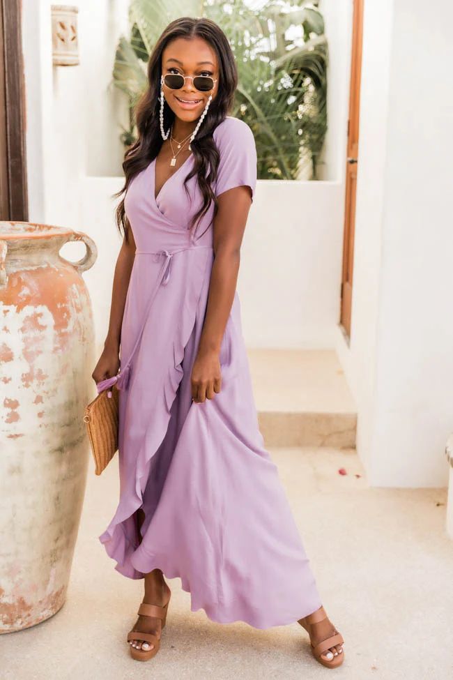 A Magnificent Night Purple Maxi Dress | The Pink Lily Boutique