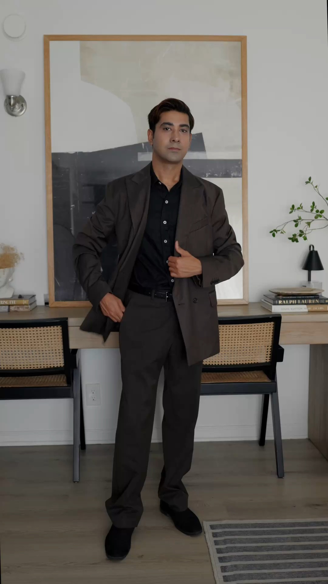 Full event look 🖤 Blazer, shirt, shoes linked similar pieces #mensfashion #menssuits #falloutfits #mensstyle #styleinspo