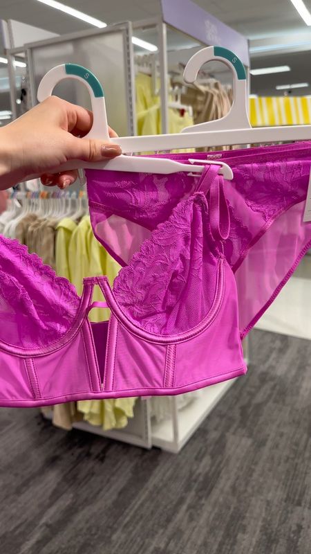 New pink lingerie bra and panties from Target! 

#LTKFindsUnder50 #LTKStyleTip