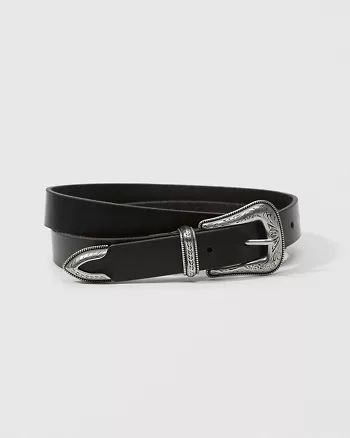 Leather Western Belt | Abercrombie & Fitch US & UK