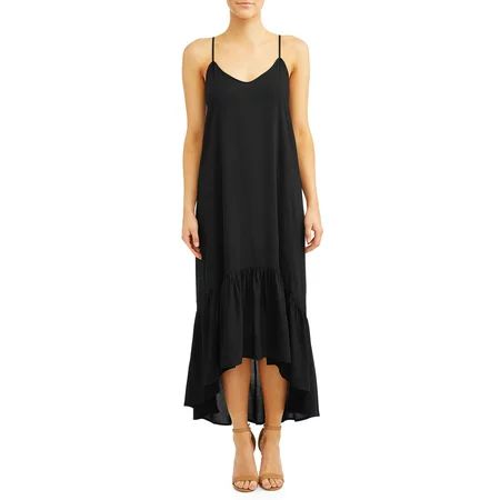 Women's Ruffle Maxi Dress | Walmart (US)