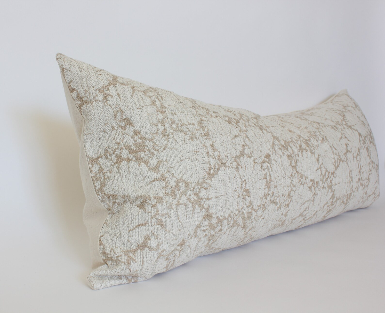 Floral Lumbar Pillow Cover,  Neutral Textured Pillow,  Ivory Floral Lumbar Pillow,  Lumbar Cushio... | Etsy (Global)