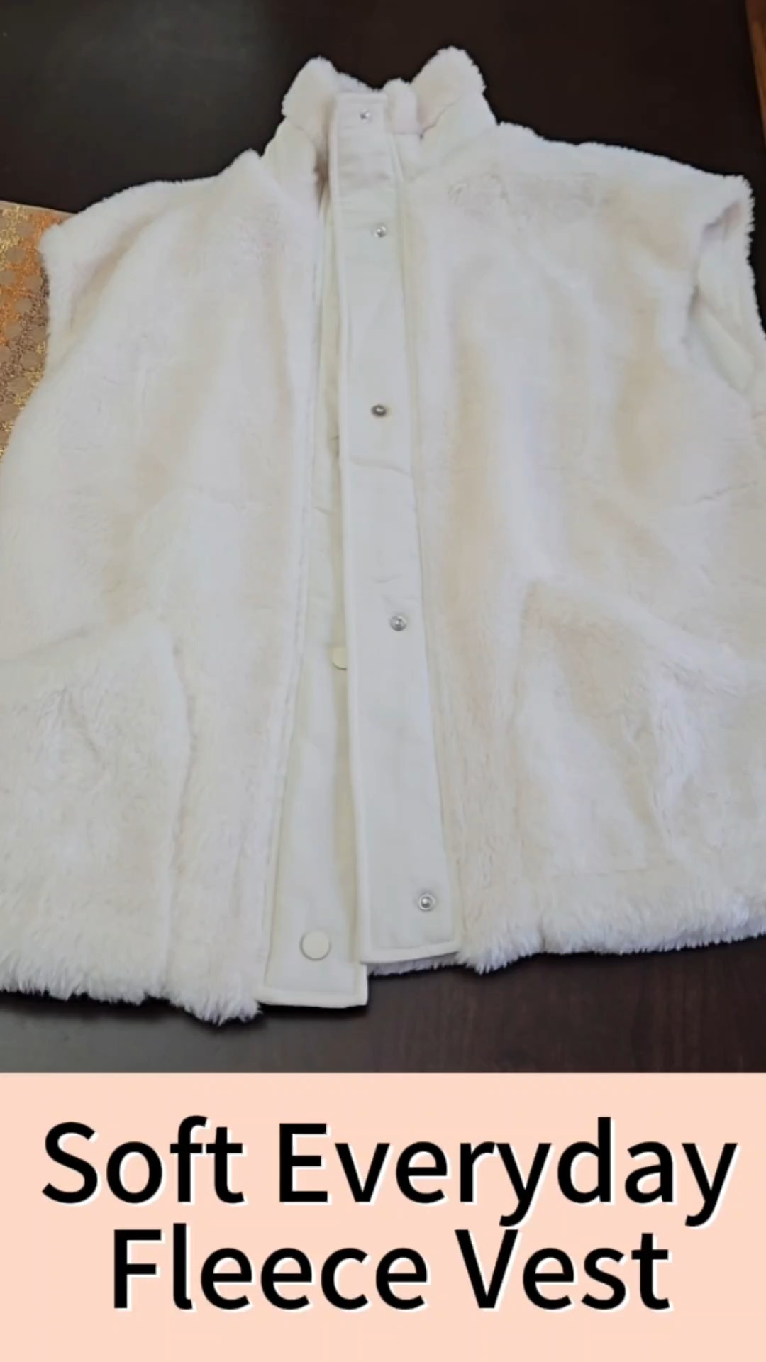 This fleece vest is super soft, lightweight, and easy to style with anything. Great everyday layer without feeling bulky. Linking the exact one below 🤍

#LTKFindsUnder50 #LTKootd #LTKWorkwear