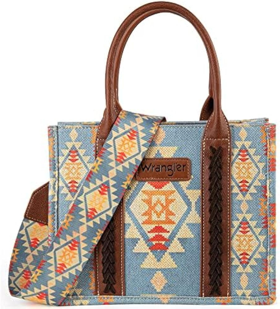 Wrangler Tote Bag for Women Western Purse and Aztec Satchel Handbag | Amazon (US)