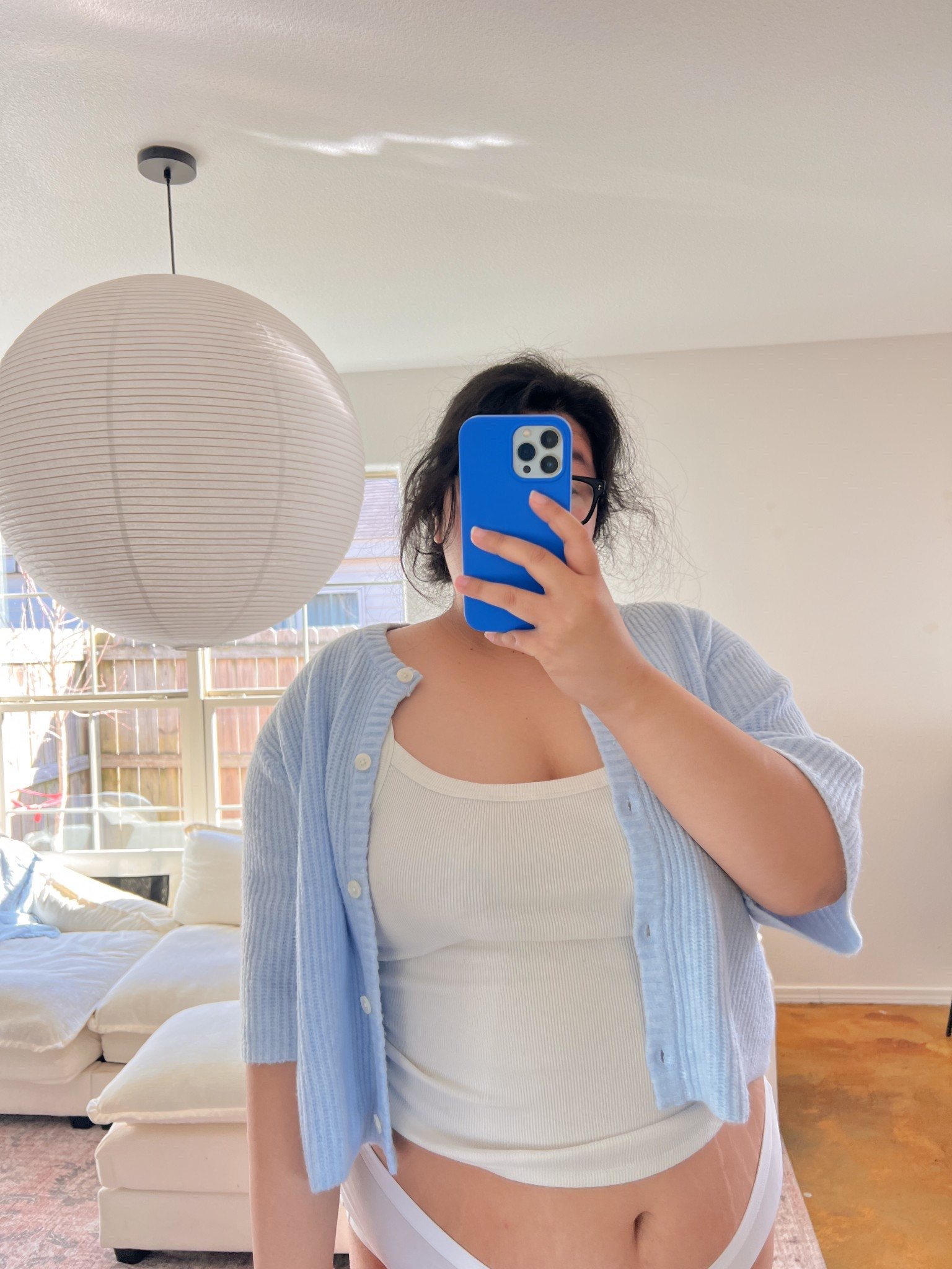 Perfect transition cardigan for spring. Comes in so many colors and crazy soft! Wearing an XL in cardigan, top and undies (tts) 

Aerie cardigan, cardi, blue cardigan 

#LTKFindsUnder50 #LTKPlusSize #LTKWatchNow