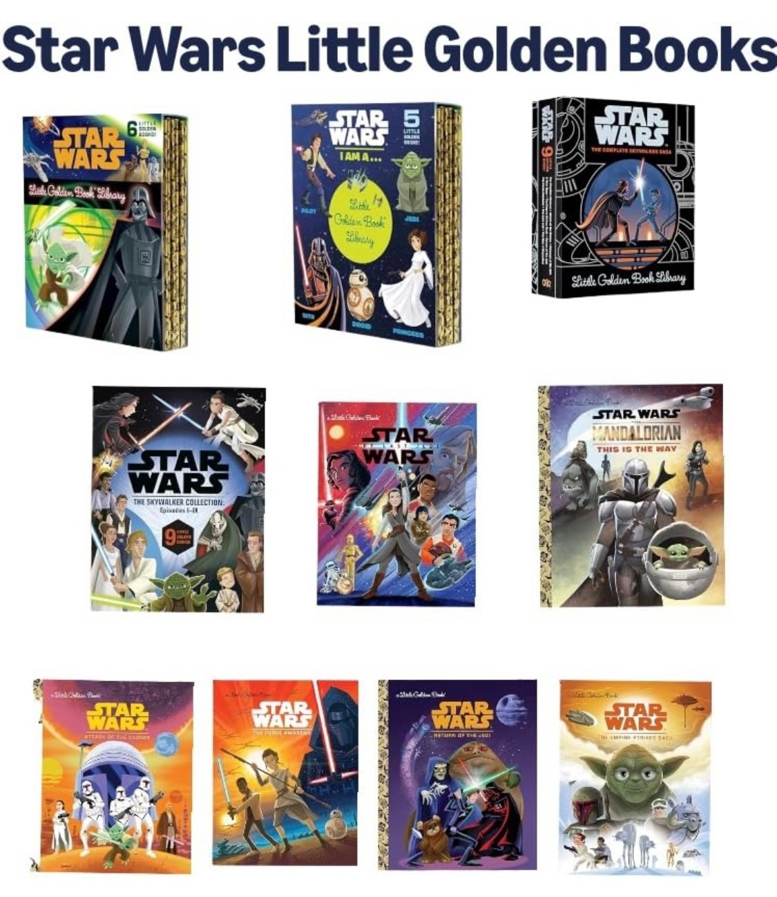 Star Wars little golden books

#LTKstorytime #LTKHome #LTKGiftGuide