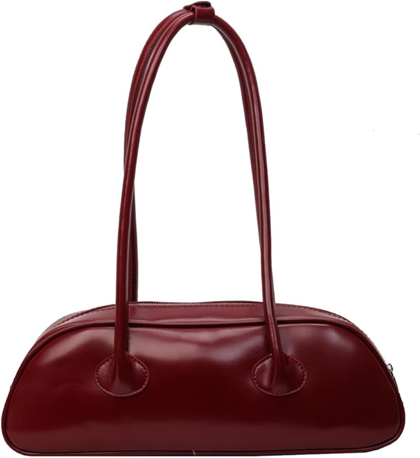 Small Handbag for Women - PU Leather Shoulder Bag with Top Handle - Waterproof Fashion Hobo Bag | Amazon (US)