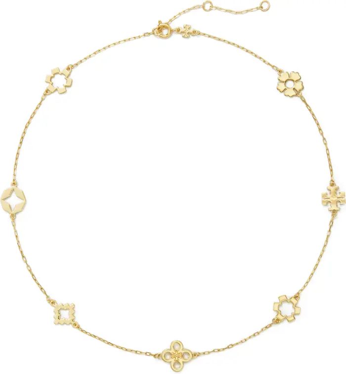 Kira Clover Station Necklace | Nordstrom