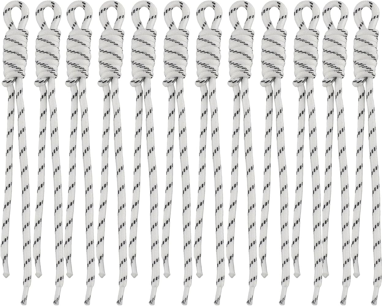 Paracord Keychain Paracord Bag Charm 12pcs Braided Nylon Rope Keychain Cord for Bag Purse Backpac... | Amazon (US)