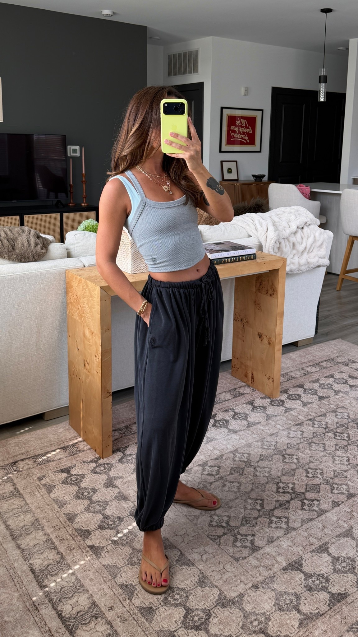 XS in everything! Love these pants 