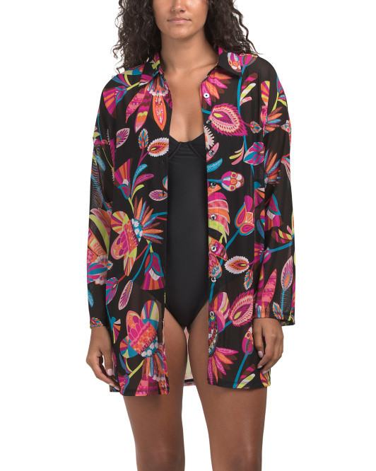 Luminary Beach Cover-up Shirt | TJ Maxx