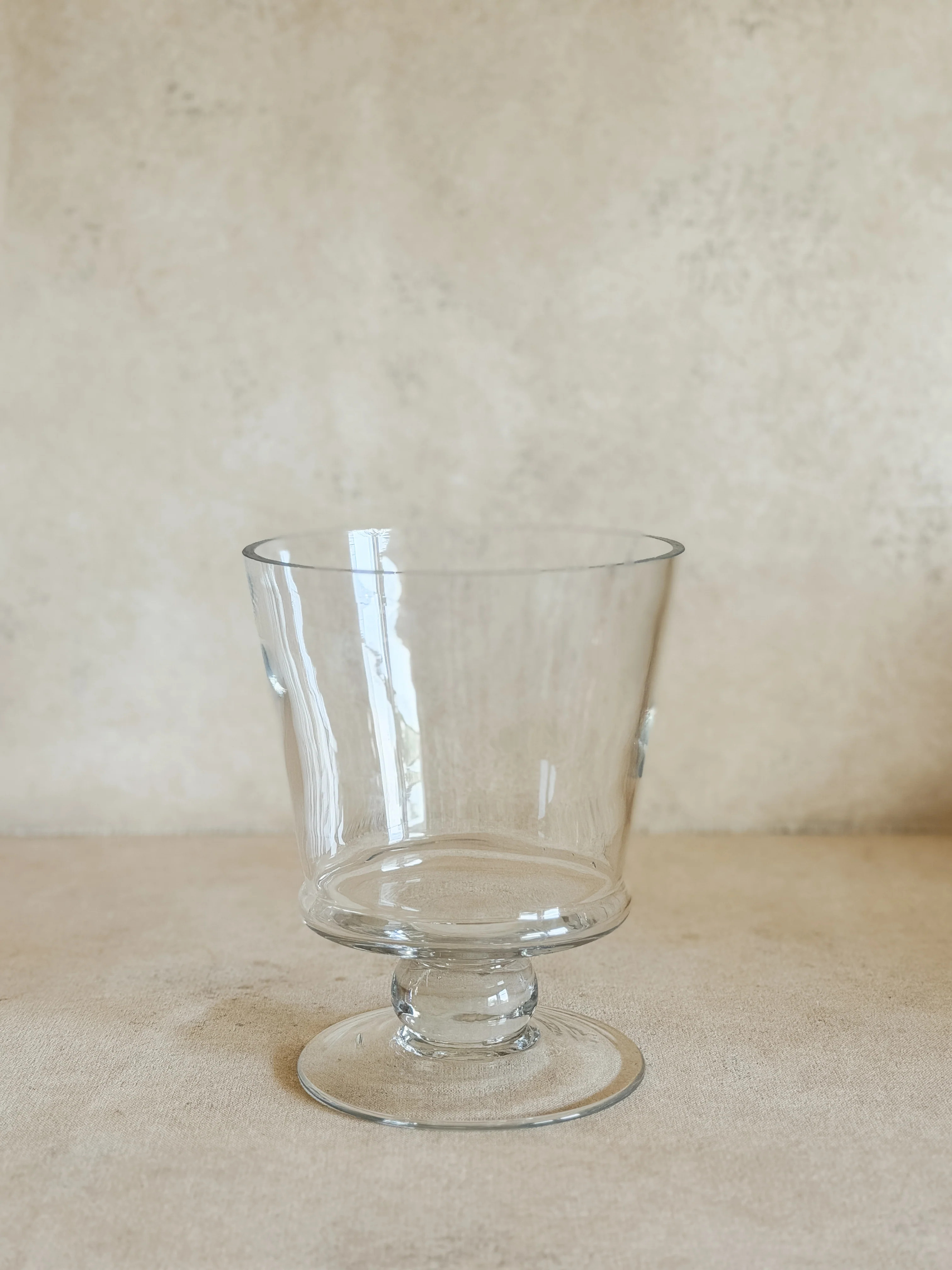 Geneva Glass Hurricane | Cottage and Key