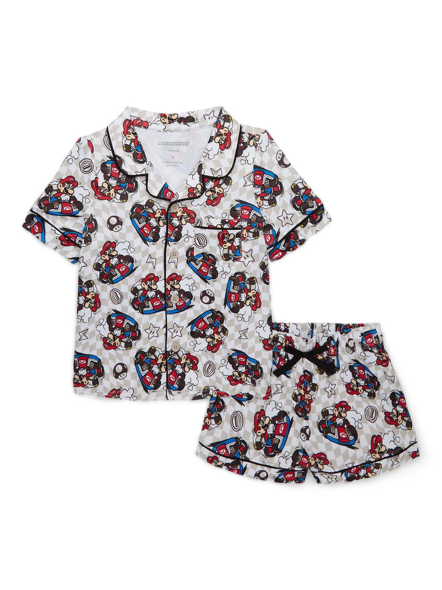Character Toddler Boy Super Soft Pajama Coat Set, 2-Piece, Sizes 2T-5T | Walmart (US)