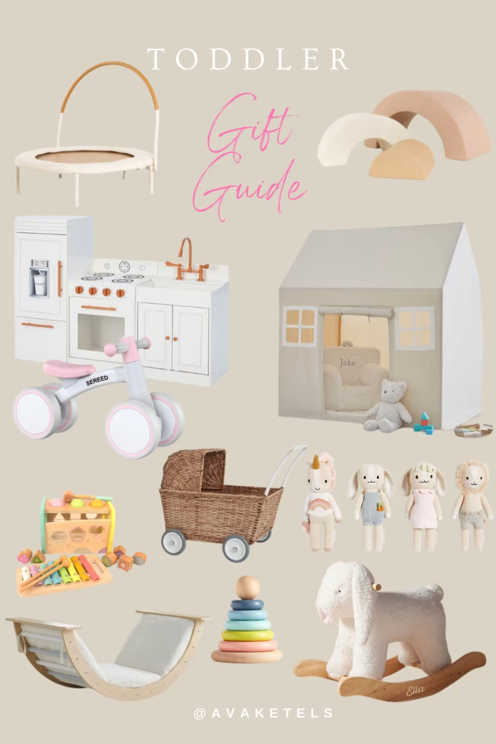 Toddler Gift Guide / Kids Christmas gifts / Christmas gifts / holiday gift guide / gifts for kids / gathre / toddler bike / play house / pretend play / toddler / toddler gift ideas / indoor trampoline / girl gift guide / doll stroller / toddler Christmas gifts / doll house / play kitchen 

#LTKHoliday #LTKkids #LTKGiftGuide