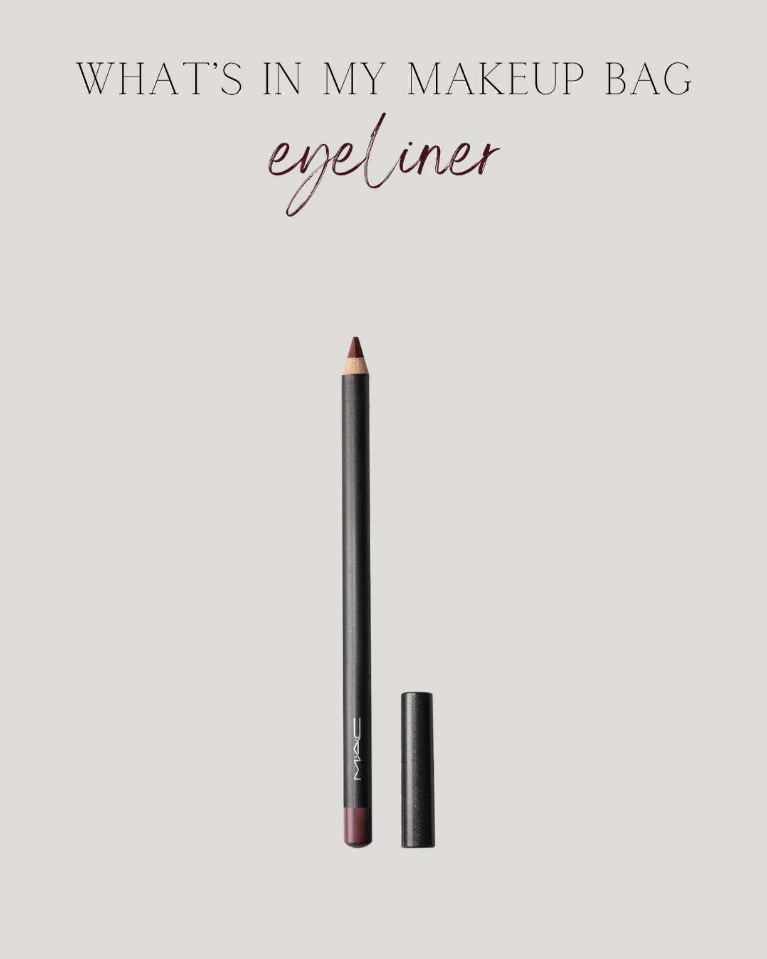 Mac Costa-riche brown eyeliner 

#LTKuk #LTKbeauty