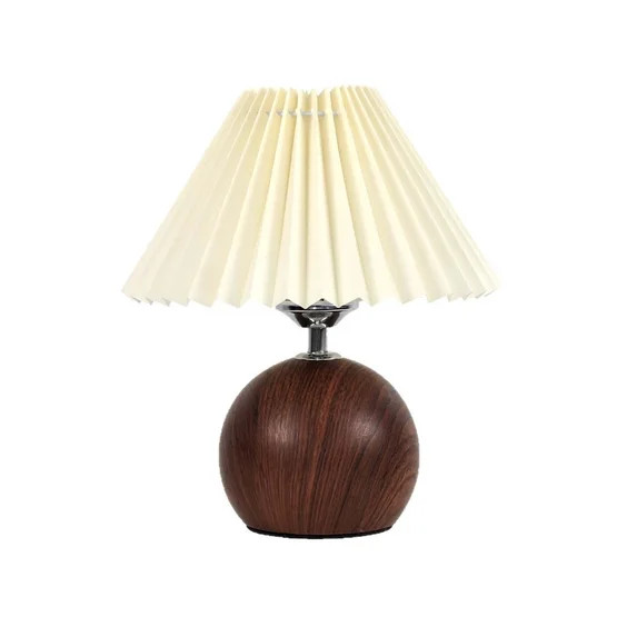 Uuiauoio Small Table Lamp, Modern Bedside Nightstand Lamp with Lampshade, Cute Lamp for Bedroom L... | Walmart (US)