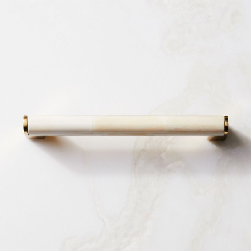 Suri Unlacquered Brass and Ivory Bone Handle 6" + Reviews | CB2 | CB2