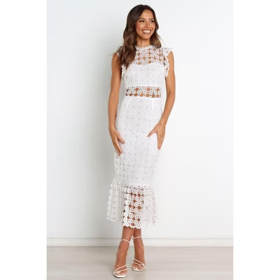 Petal and Pup Womens Lauren Dress - White 4 | Target