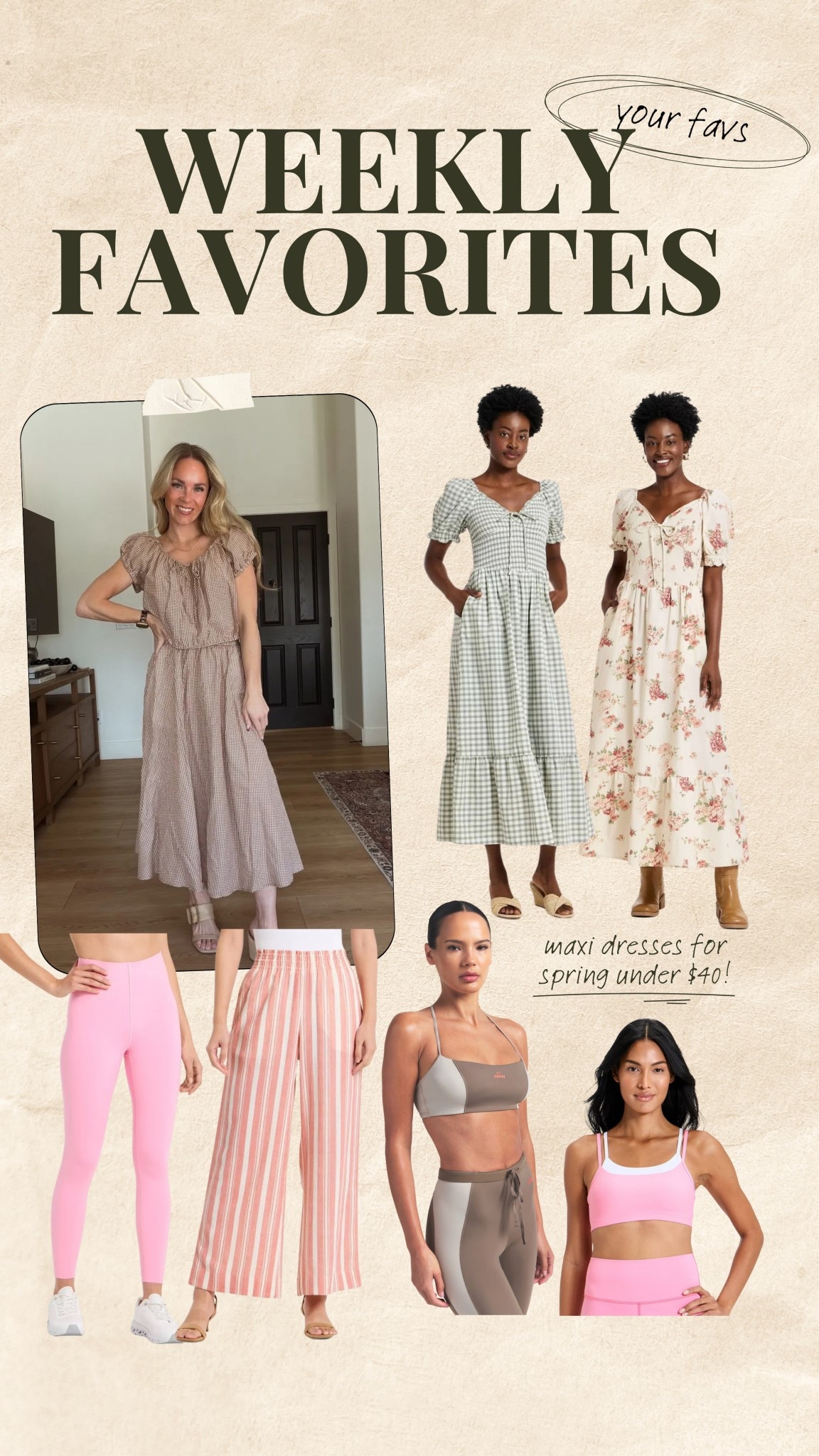 This weeks favorites!

weekly favorites, maxi dresses, spring style

#LTKSeasonal