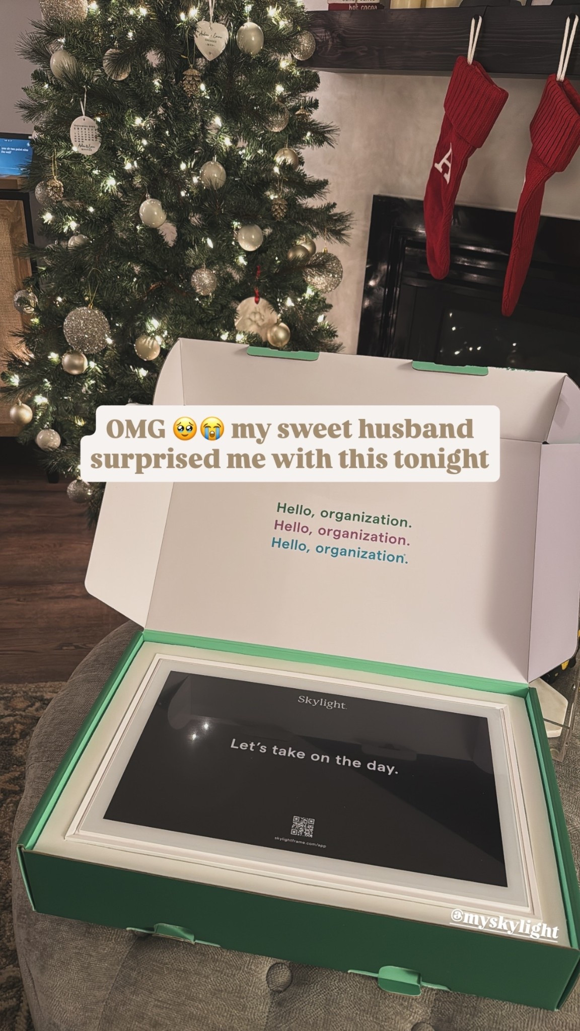 OMG 🥹😭 my sweet husband surprised me with this tonight @myskylight

#LTKHoliday #LTKHome #LTKSeasonal