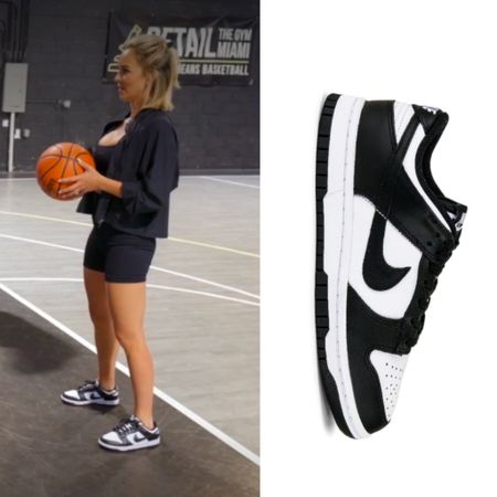 Nicole Martin’s Black and White Nike Sneakers 