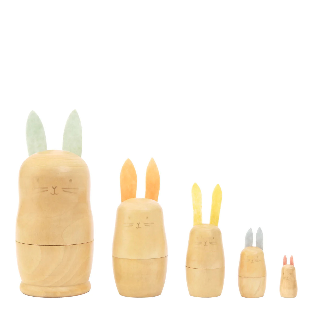 Stacking Bunnies (x 5) | Meri Meri