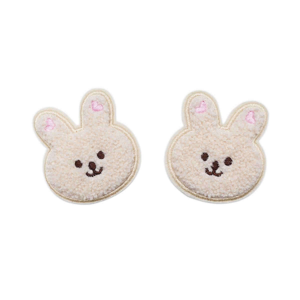 2 PCS Cartoon Bear Towel Embroidered No Back Adhesive Patch, Clothing Accessory Badge Patch | Amazon (US)