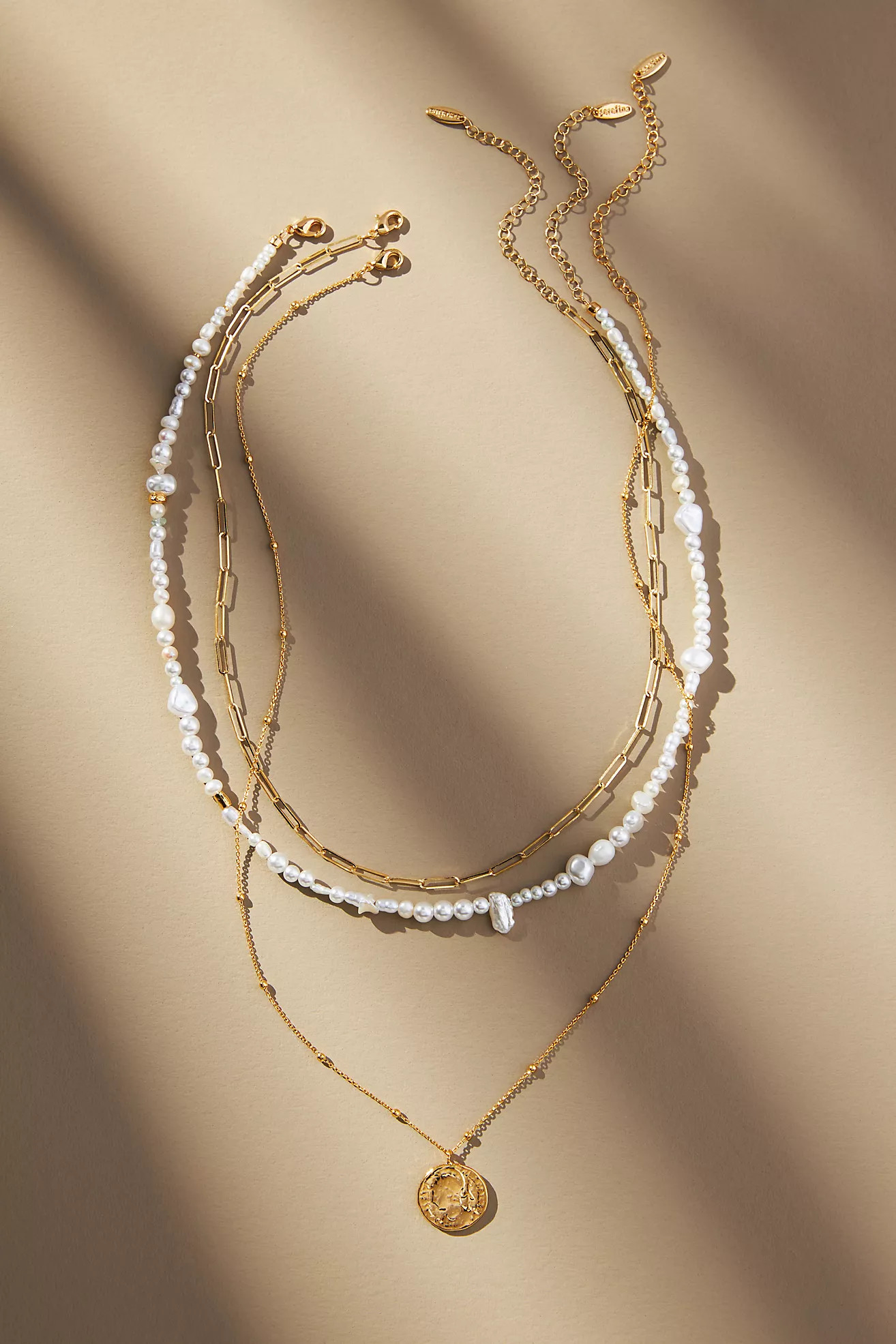 Shades of Sea Triple-Layer Necklace | Anthropologie (US)