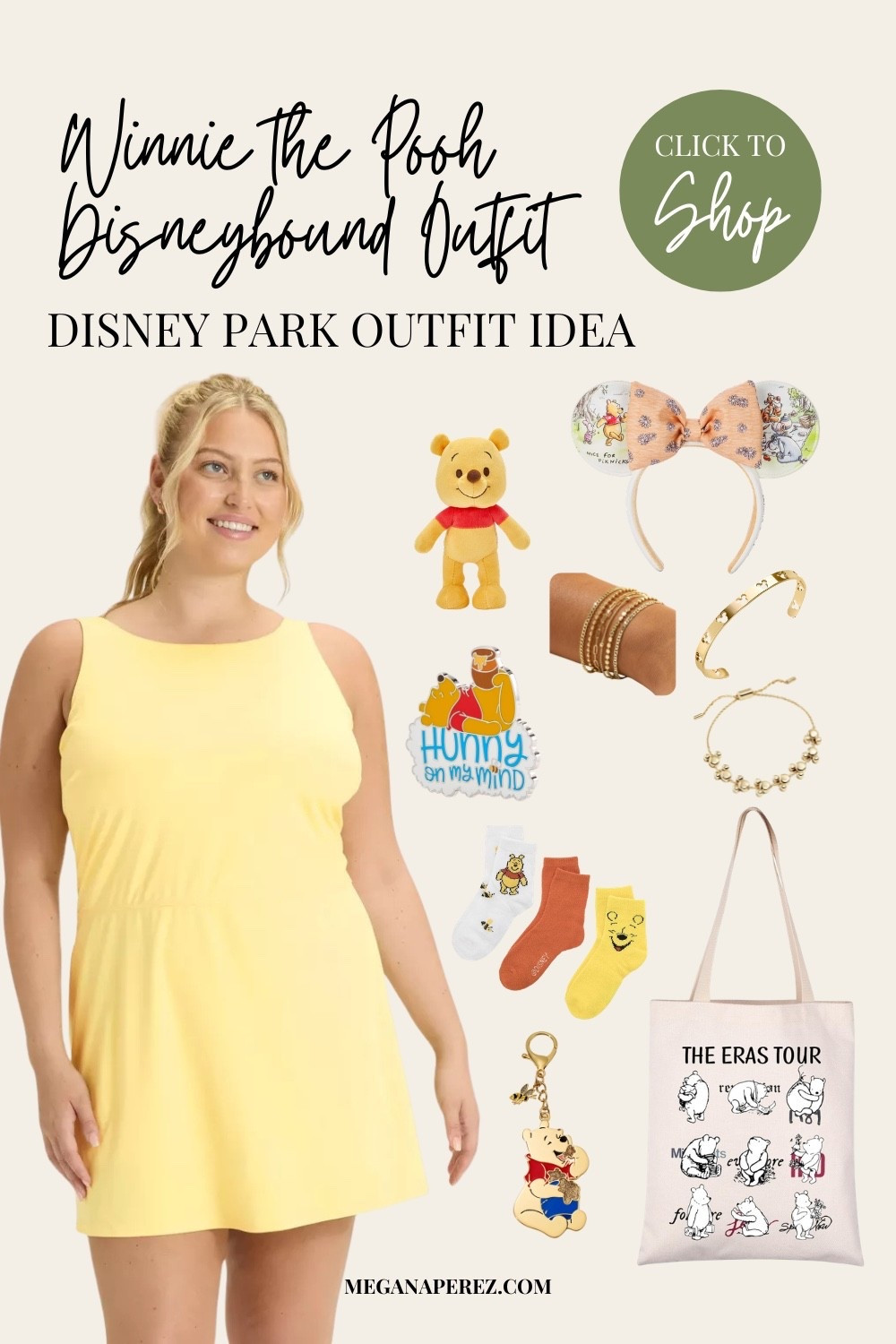 Winnie the Pooh Disneybound outfit 🍯
Yellow dress + Pooh ears + fun themed accessories for a cute Disney park outfit.

#LTKootd #LTKgrwm #LTKmomlife