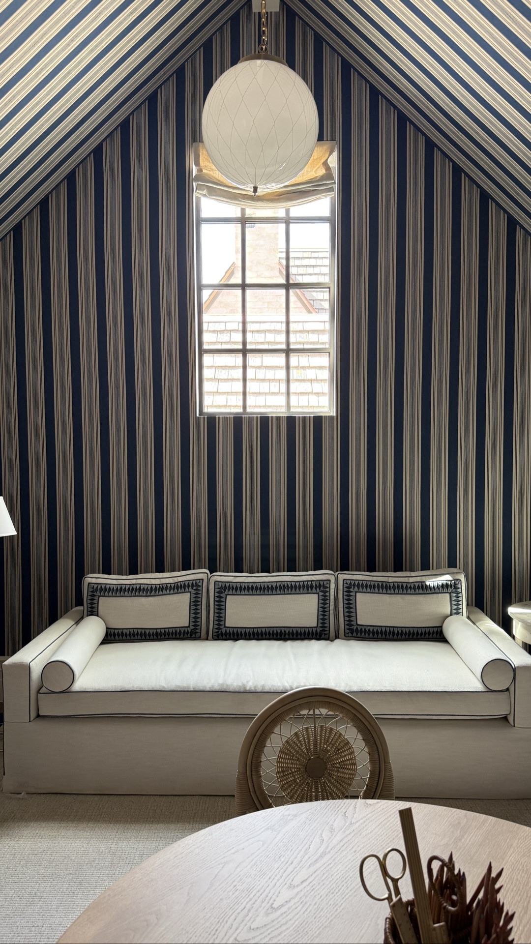 Playroom perfection in the Studio McGee show home. This vignette and fabric choice was a standout for me.

#LTKHome