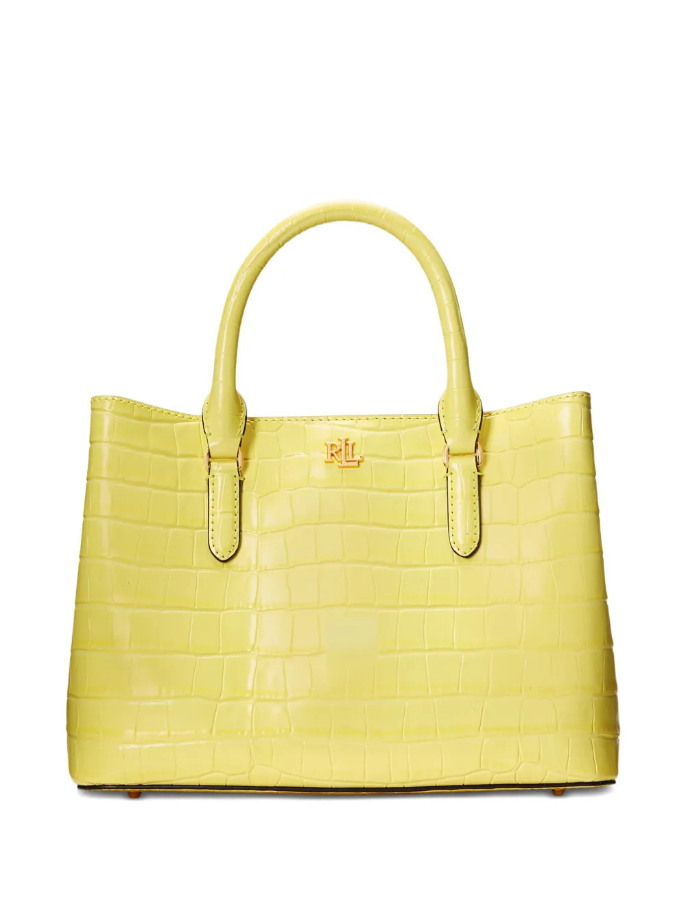 Lauren Ralph Lauren Marcy satchel bag - Yellow | Farfetch Global