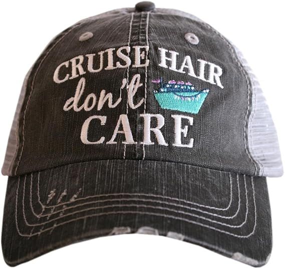 KATYDID Cruise Hair Don’t Care Baseball Hat - Trucker Hat for Women - Stylish Cute Ball Cap | Amazon (US)