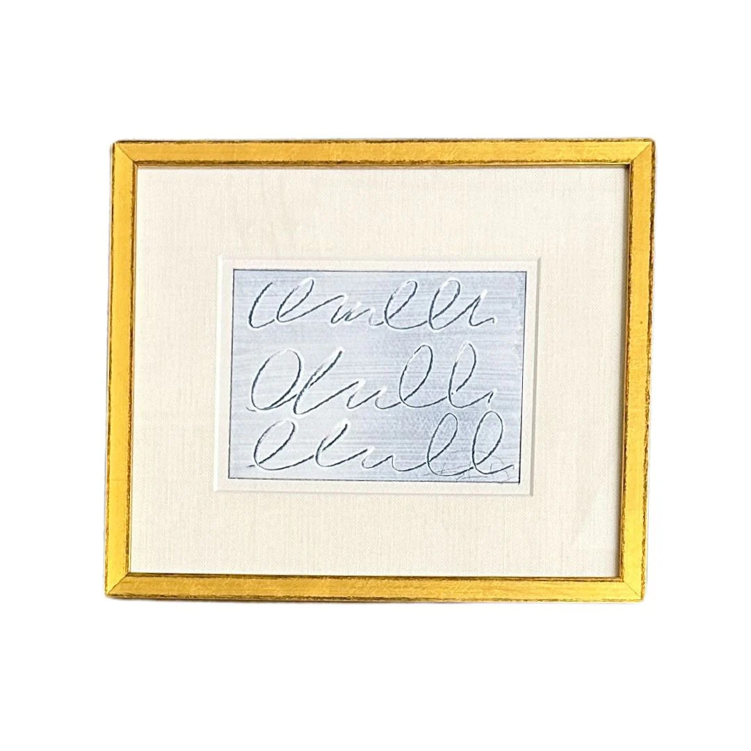 Secret Message in Blue #2 by Kayce Hughes | Paloma & Co.