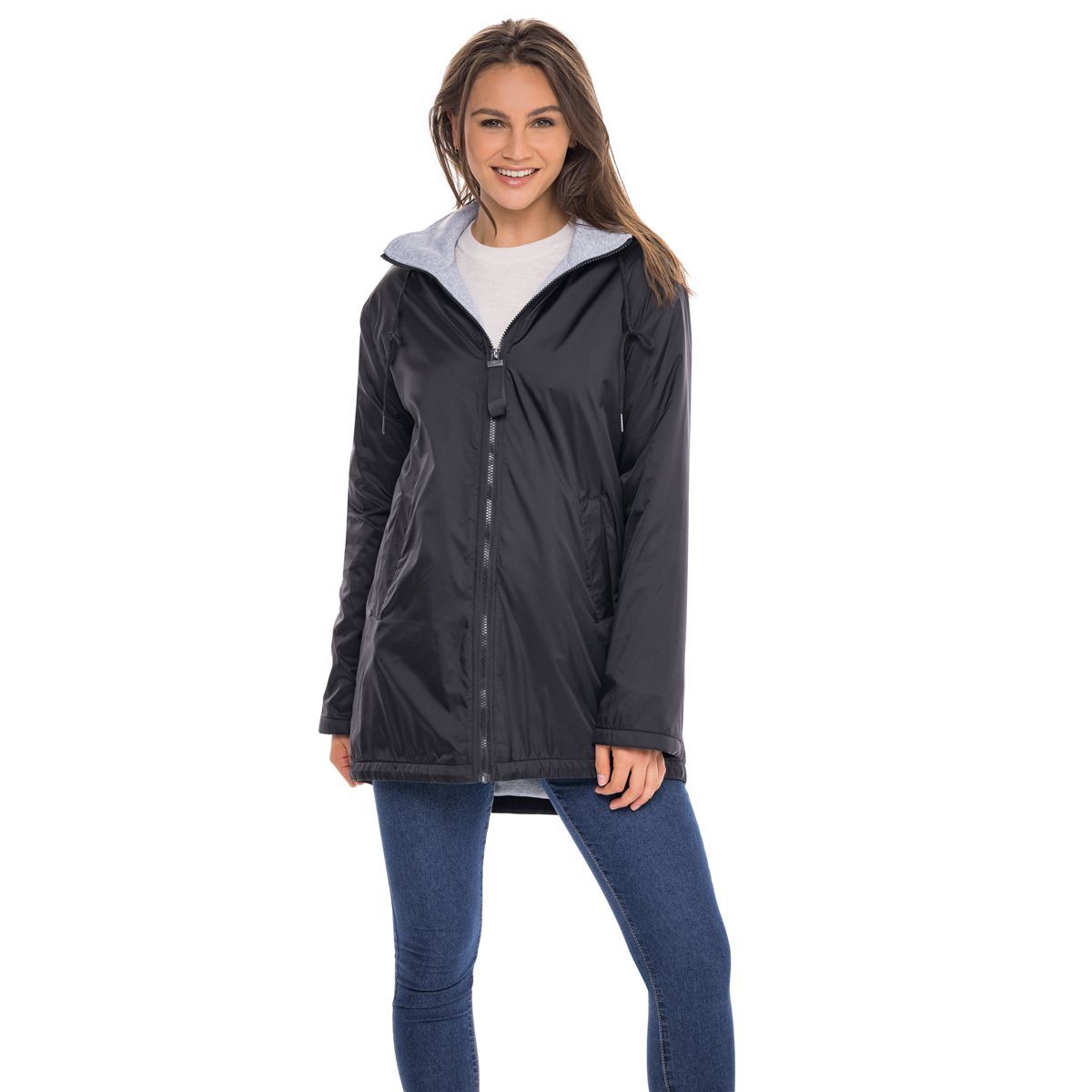 Women's Windbreaker Rain Jacket - S.E.B. By SEBBY | Target