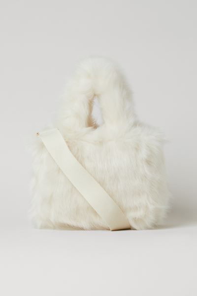 Small Faux Fur Shoulder Bag | H&M (US + CA)