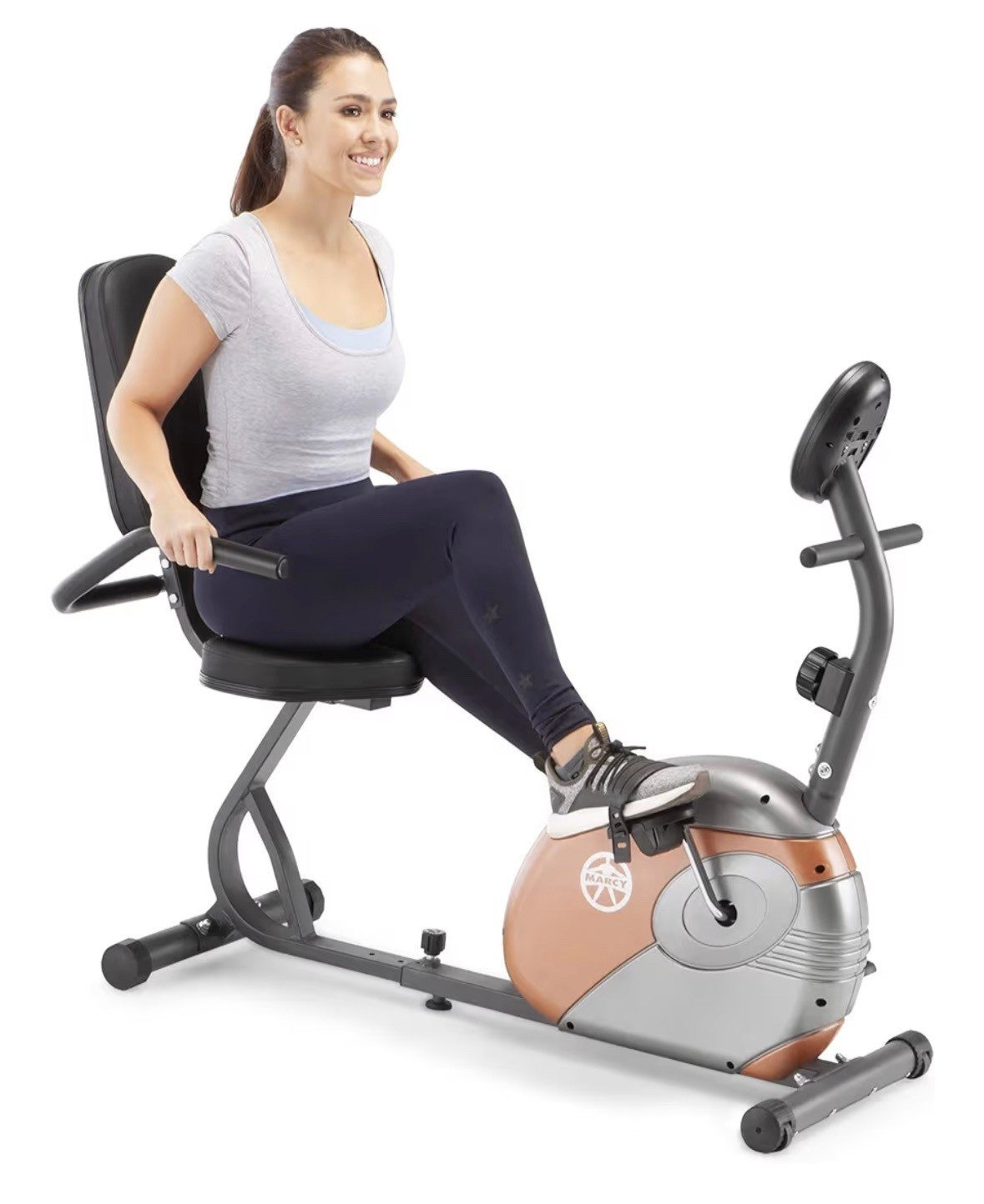 This recumbent bike has been such a win for me. Comfortable, easy on the joints and perfect for getting movement in without feeling wrecked afterward. I can ride, watch a show, scroll, or just zone out and go.

Proof that movement doesn’t have to be intense to be effective, it just has to be consistent.

If you’re looking for something gentle, doable, and actually enjoyable, this one’s been a yes for me.

And budget friendly! 